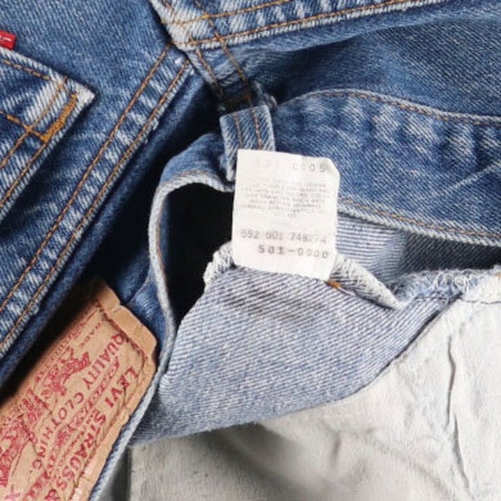 90'S Levi's 501 Straight Denim Pants Made in USA Men's W31 Vintage /evb008983