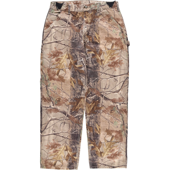 Carhartt Camouflage Pattern Real Tree Camo Duck Painter Pants Men's W33 equivalent /evb009025