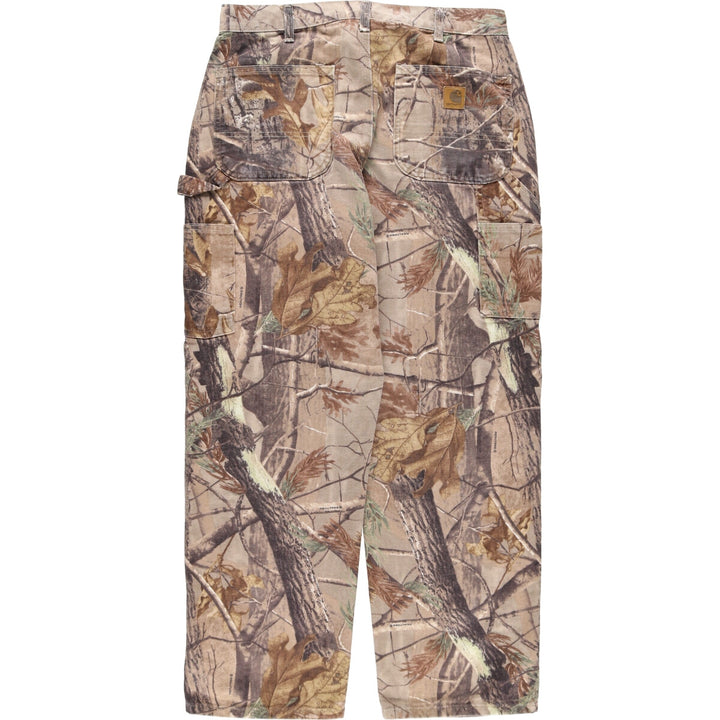 Carhartt Camouflage Pattern Real Tree Camo Duck Painter Pants Men's W33 equivalent /evb009025