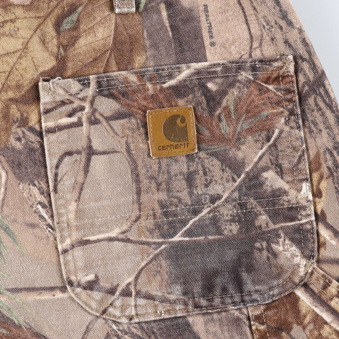 Carhartt Camouflage Pattern Real Tree Camo Duck Painter Pants Men's W33 equivalent /evb009025