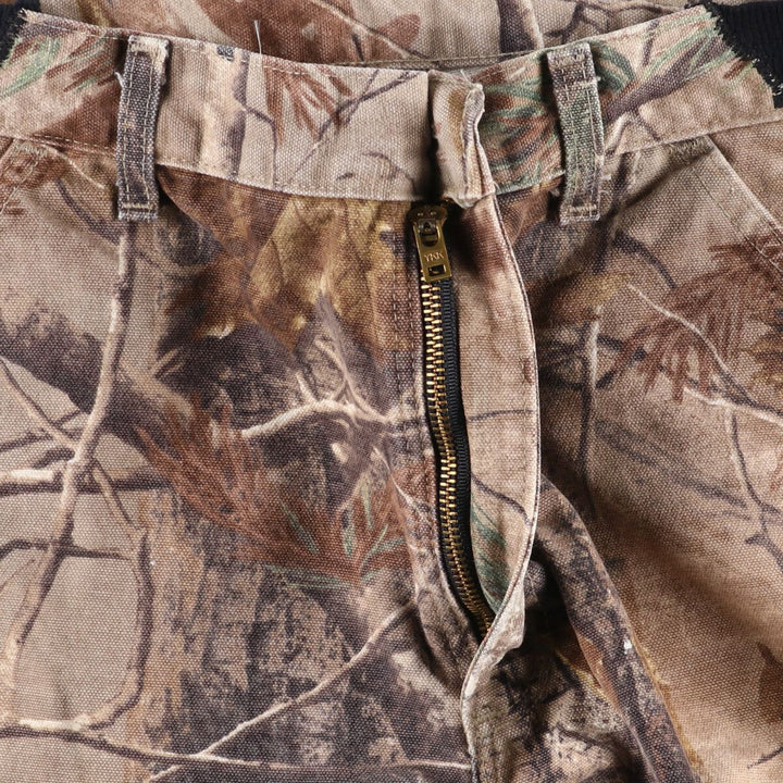 Carhartt Camouflage Pattern Real Tree Camo Duck Painter Pants Men's W33 equivalent /evb009025