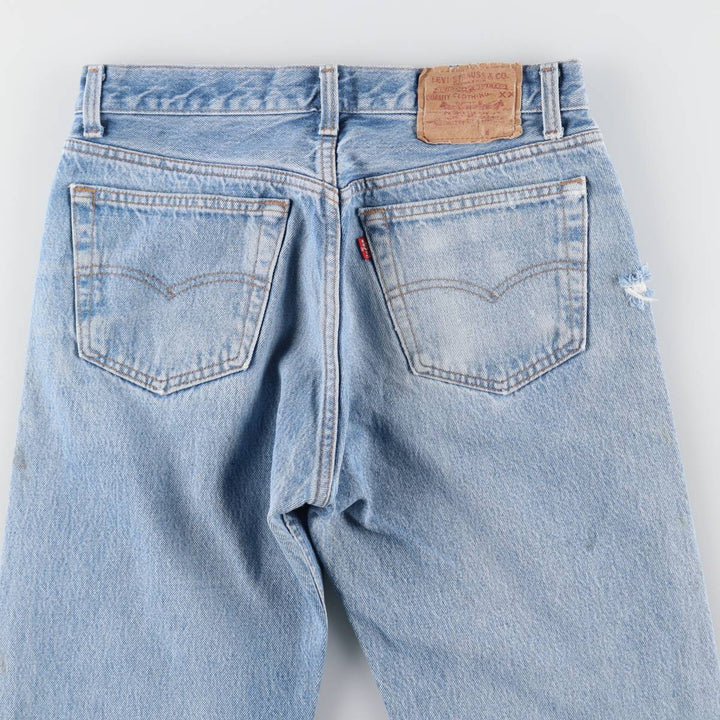 90'S Levi's 501-0000 Straight Denim Pants Made in USA Men's W30 Vintage /evb009044