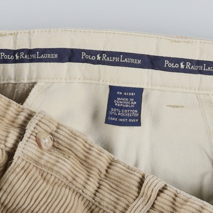 Ralph Lauren POLO RALPH LAUREN Two-pleat corduroy pants for men, size W37 / evb009045