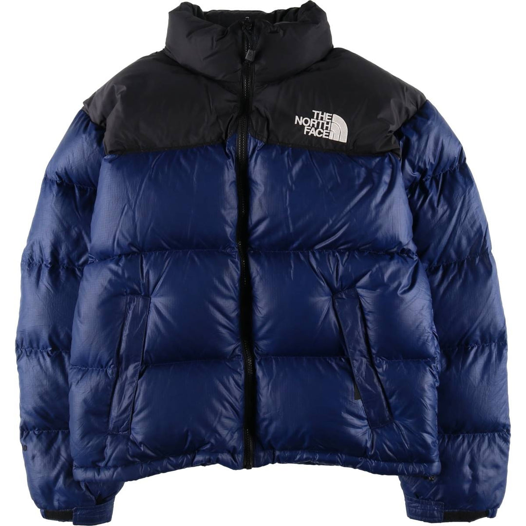 THE NORTH FACE 700 Fill Power Nuptse Jacket Goose Down Jacket Men's M Size Vintage Nylon black type Vintage Second Hand