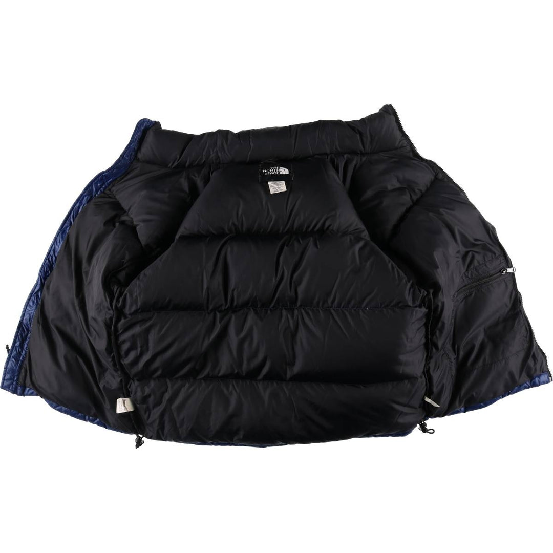 THE NORTH FACE 700 Fill Power Nuptse Jacket Goose Down Jacket Men's M Size Vintage Nylon black type Vintage Second Hand