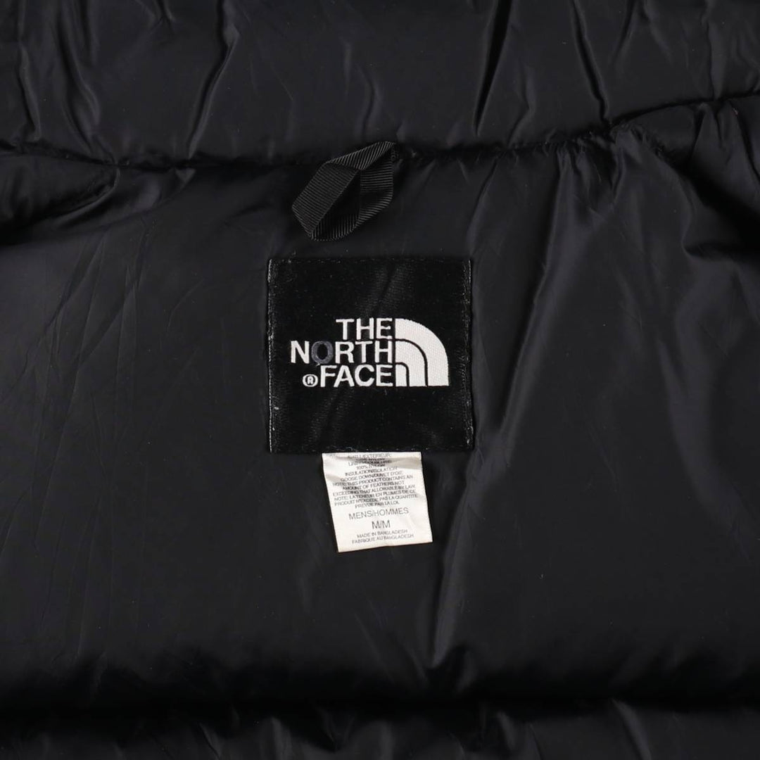 THE NORTH FACE 700 Fill Power Nuptse Jacket Goose Down Jacket Men's M Size Vintage Nylon black type Vintage Second Hand