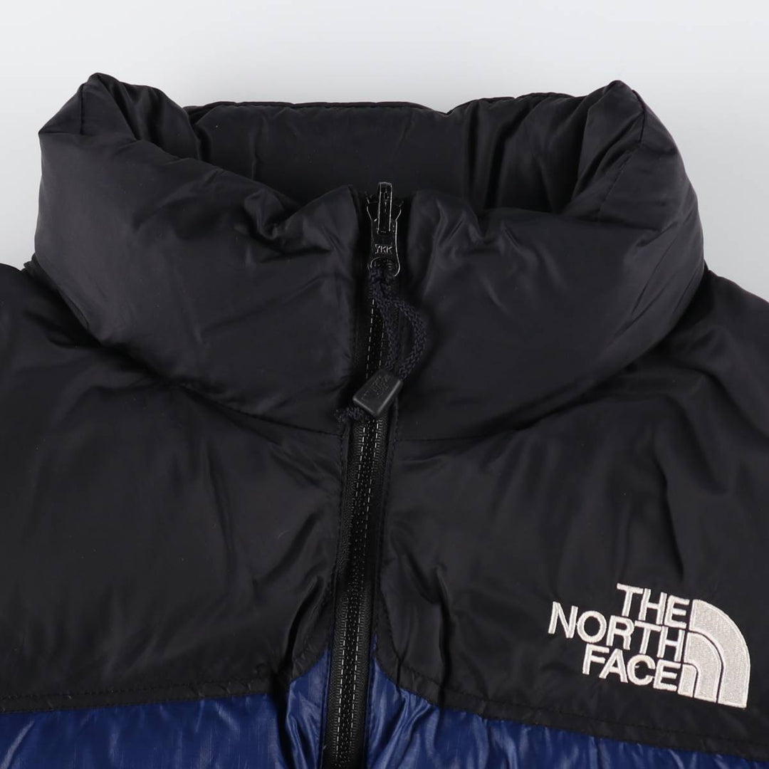 THE NORTH FACE 700 Fill Power Nuptse Jacket Goose Down Jacket Men's M Size Vintage Nylon black type Vintage Second Hand