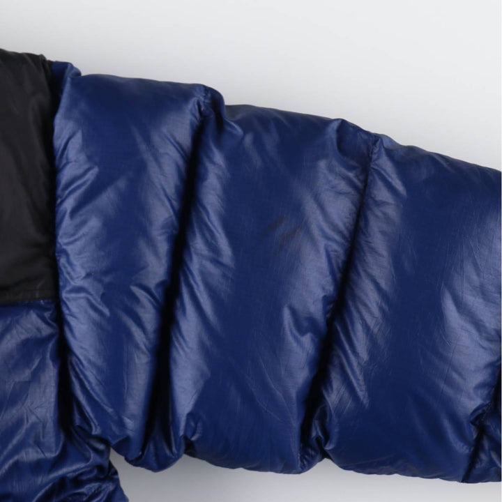 THE NORTH FACE 700 Fill Power Nuptse Jacket Goose Down Jacket Men's M Size Vintage Nylon black type Vintage Second Hand