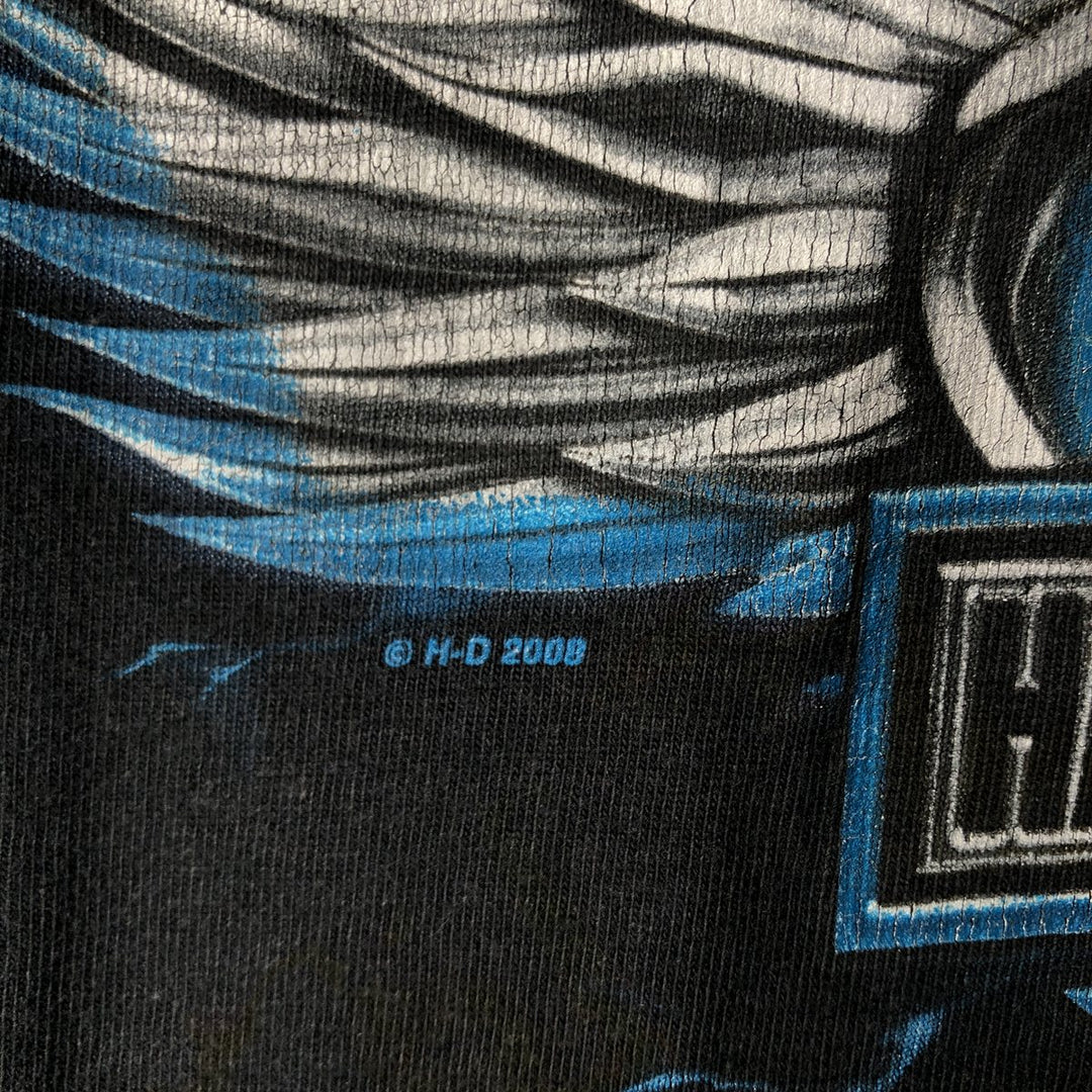 00'S Harley-Davidson Long Sleeve T-Shirt, Men's XL Size cotton black type Vintage Second Hand