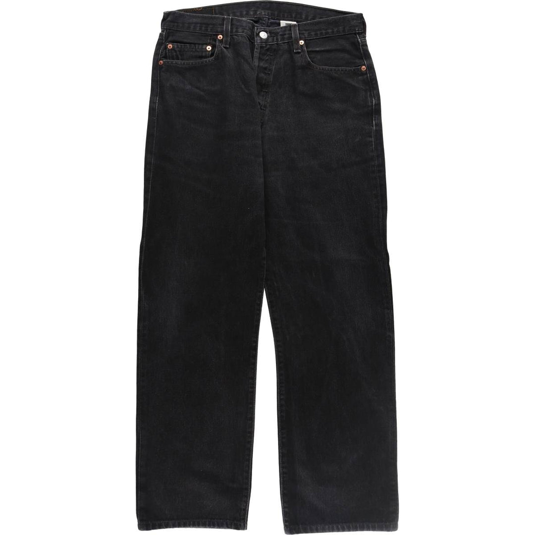 Levi's 501 Black Denim Straight Denim Pants Men's W35 equivalent /evb009123