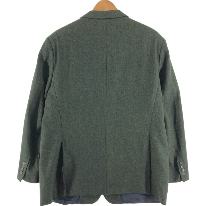 Burberry's Herringbone Check Pattern Wool Tailored Jacket Men's XL /evb009147