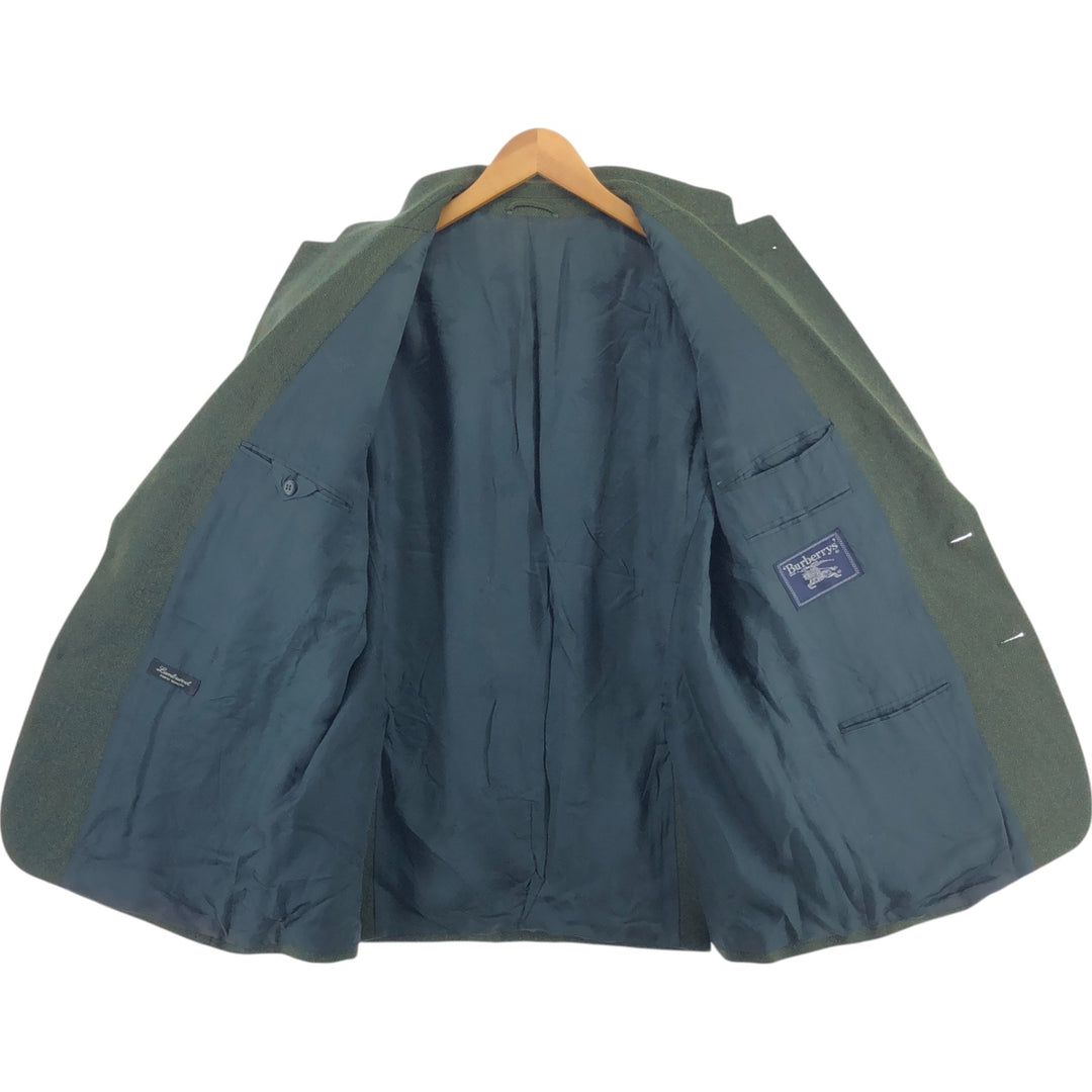 Burberry's Herringbone Check Pattern Wool Tailored Jacket Men's XL /evb009147