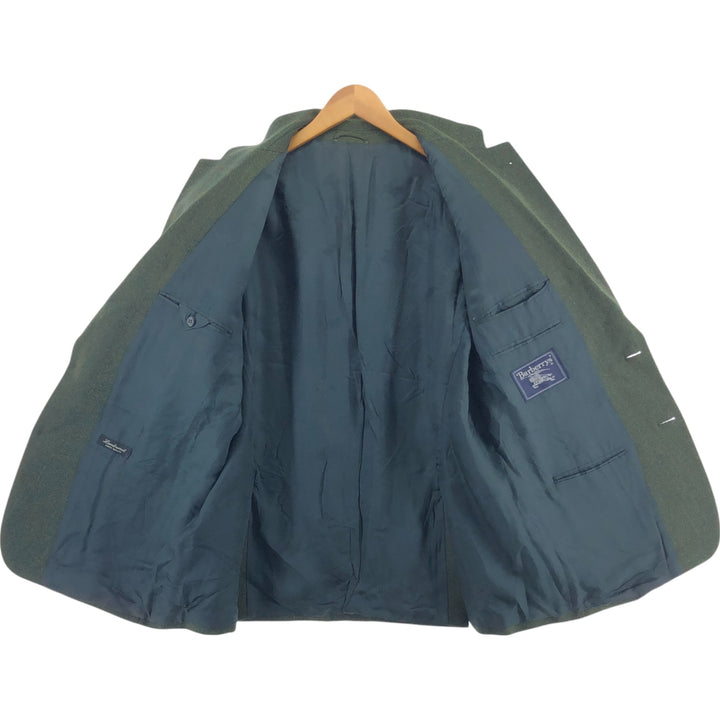 Burberry's Herringbone Check Pattern Wool Tailored Jacket Men's XL /evb009147