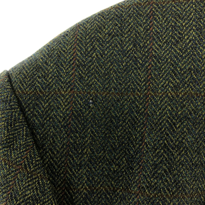 Burberry's Herringbone Check Pattern Wool Tailored Jacket Men's XL /evb009147