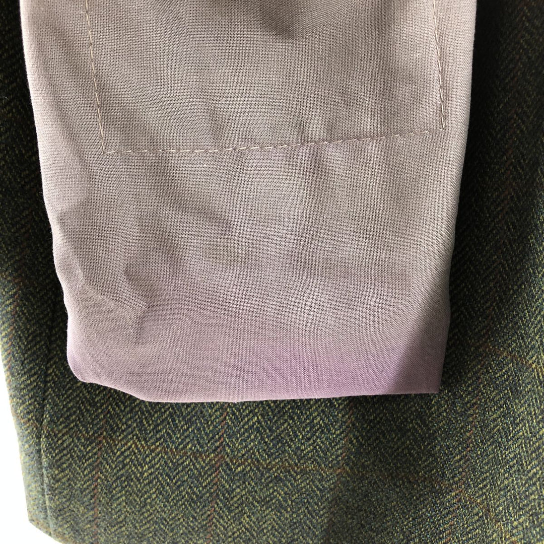 Burberry's Herringbone Check Pattern Wool Tailored Jacket Men's XL /evb009147