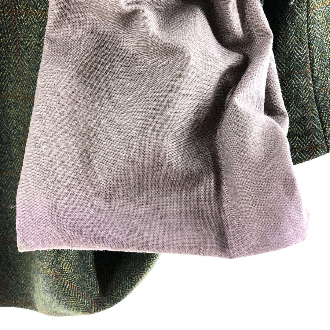 Burberry's Herringbone Check Pattern Wool Tailored Jacket Men's XL /evb009147