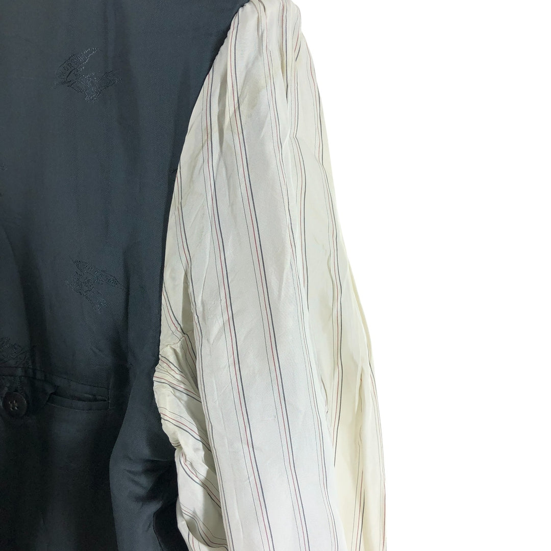 Burberry's Herringbone Check Pattern Wool Tailored Jacket Men's XL /evb009147