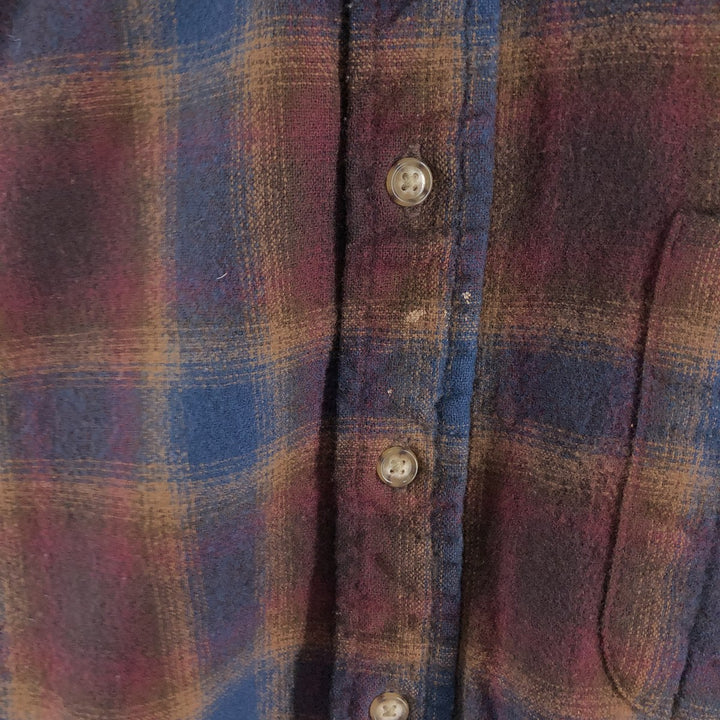 Pendleton Ombre Check Wool Shirt Men's XL Size /evb009185