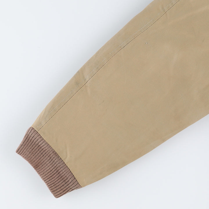 70s~80'S RICE SPORTS WEAR Down Jacket Men's M Size Vintage unclear Beige type Vintage Second Hand