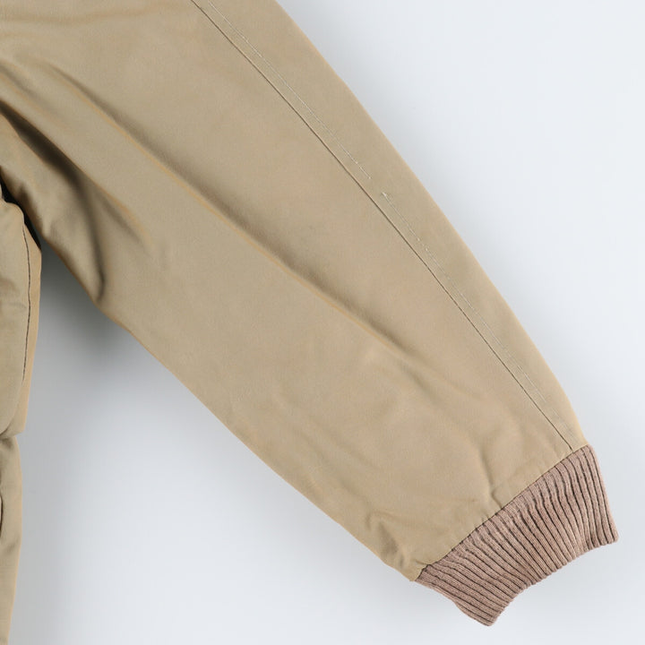 70s~80'S RICE SPORTS WEAR Down Jacket Men's M Size Vintage unclear Beige type Vintage Second Hand