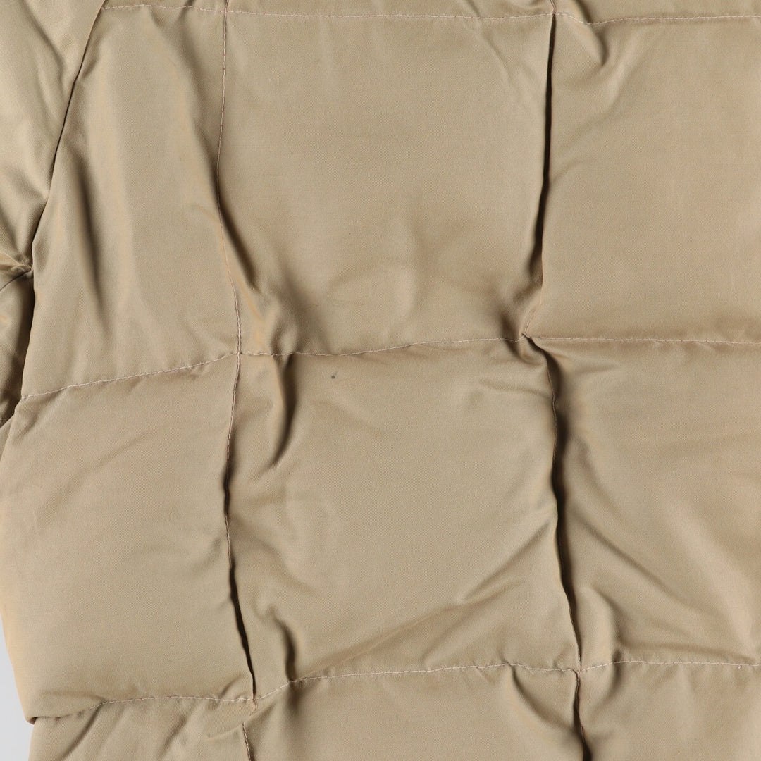 70s~80'S RICE SPORTS WEAR Down Jacket Men's M Size Vintage unclear Beige type Vintage Second Hand