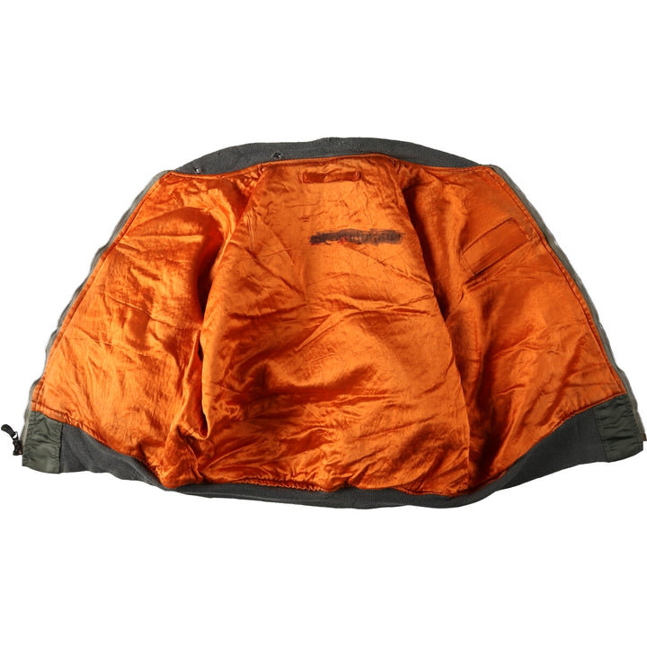 1970'S US military genuine L-2B military flight jacket made in USA LARGE equivalent to men's L vintage /evb009215