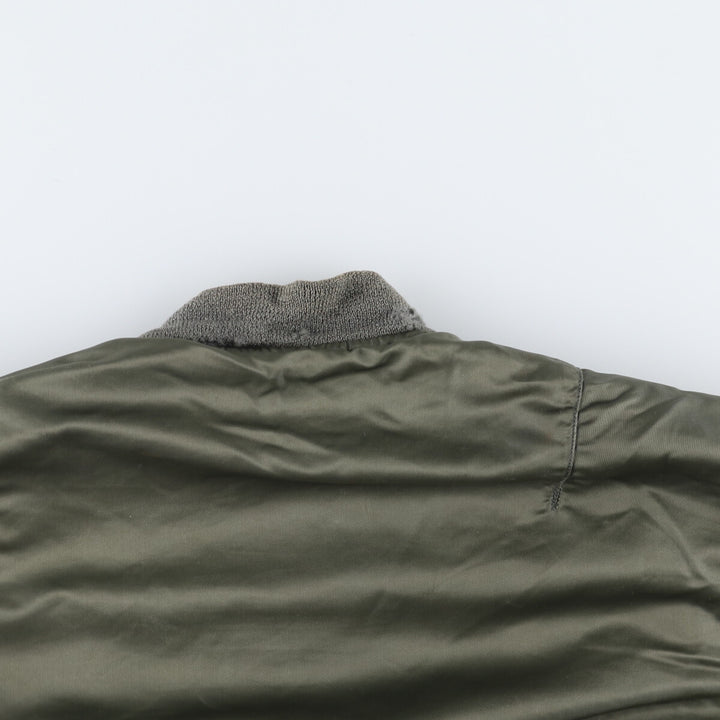 1970'S US military genuine L-2B military flight jacket made in USA LARGE equivalent to men's L vintage /evb009215