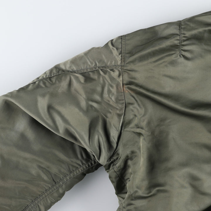 1970'S US military genuine L-2B military flight jacket made in USA LARGE equivalent to men's L vintage /evb009215