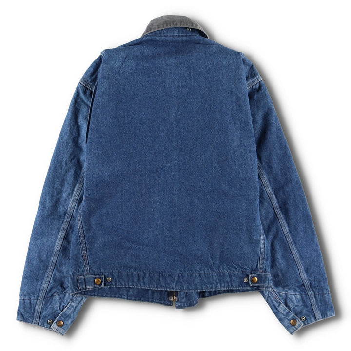 80'S Carhartt Detroit Jacket Denim Work Jacket Made in USA Men's M Size Vintage /evb009222