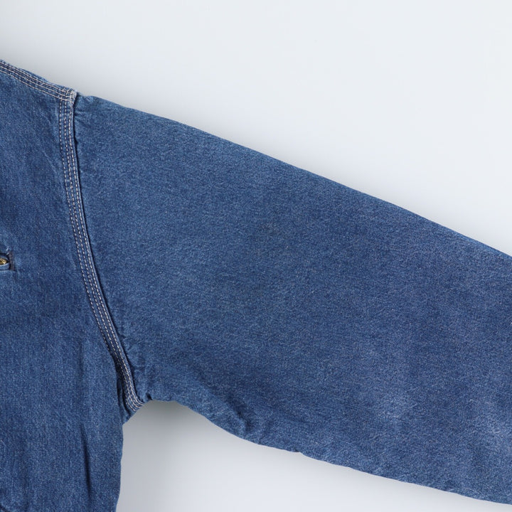 80'S Carhartt Detroit Jacket Denim Work Jacket Made in USA Men's M Size Vintage /evb009222