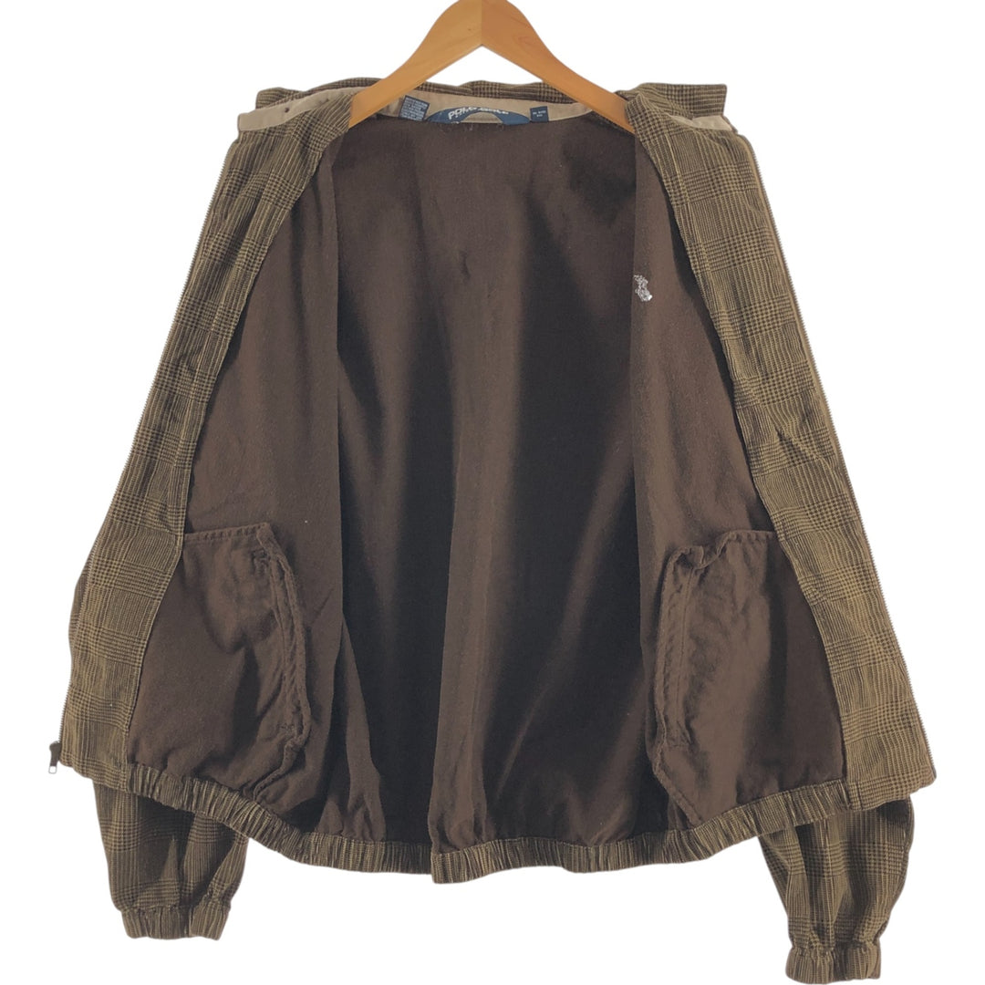 Ralph Lauren Polo Golf Check Pattern Corduroy Swing Top Sports Jacket Men's L size /evb009226