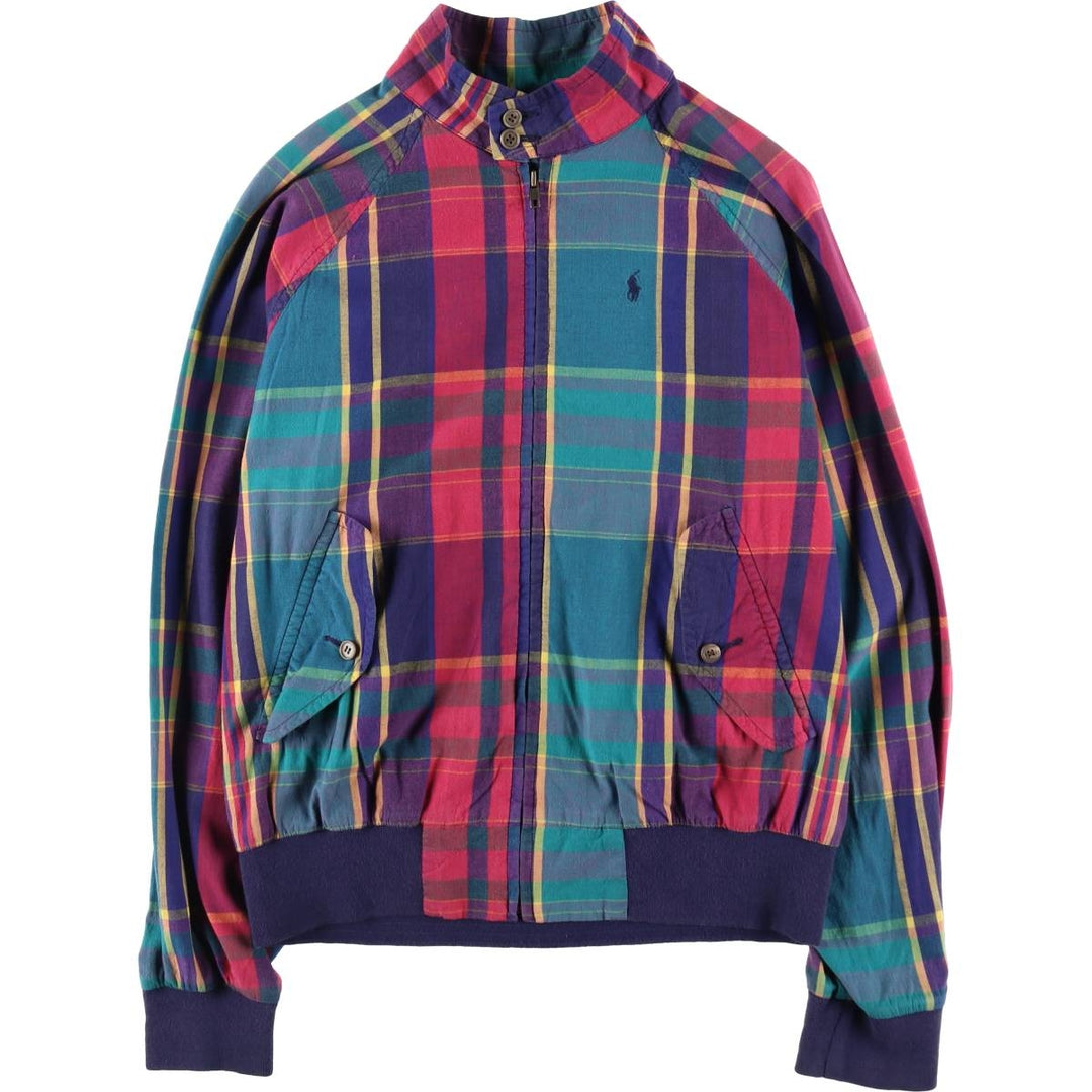 Ralph Lauren POLO by Ralph Lauren Check Pattern Harrington Jacket Swing Top Men's XL /evb009230