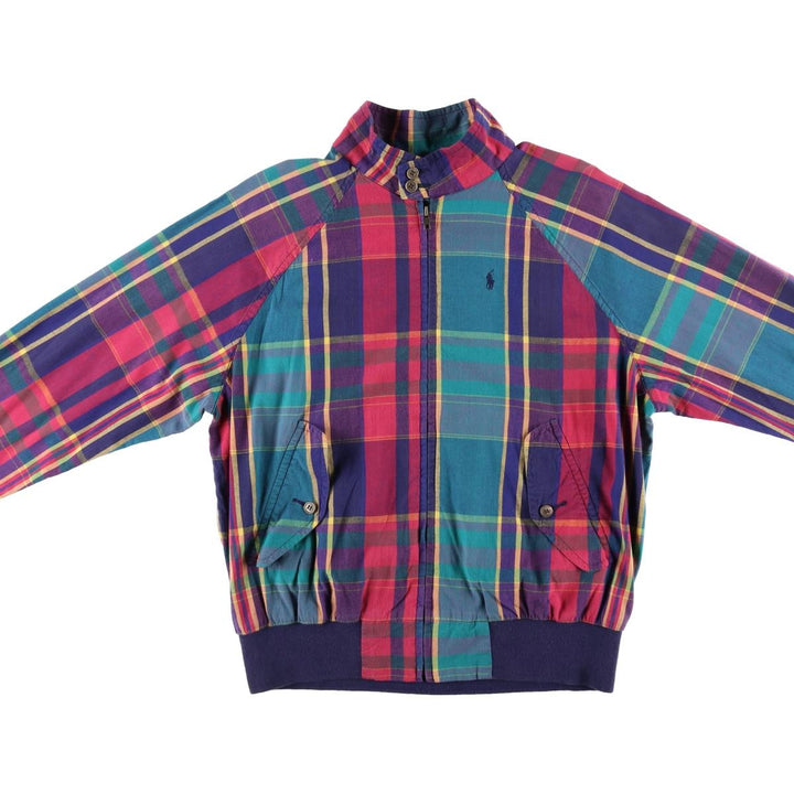 Ralph Lauren POLO by Ralph Lauren Check Pattern Harrington Jacket Swing Top Men's XL /evb009230