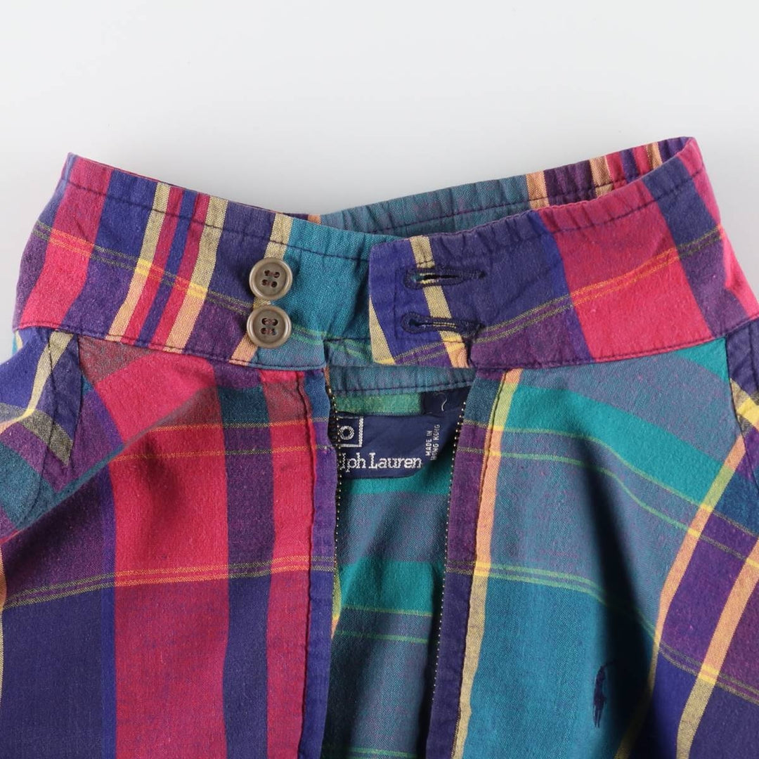 Ralph Lauren POLO by Ralph Lauren Check Pattern Harrington Jacket Swing Top Men's XL /evb009230