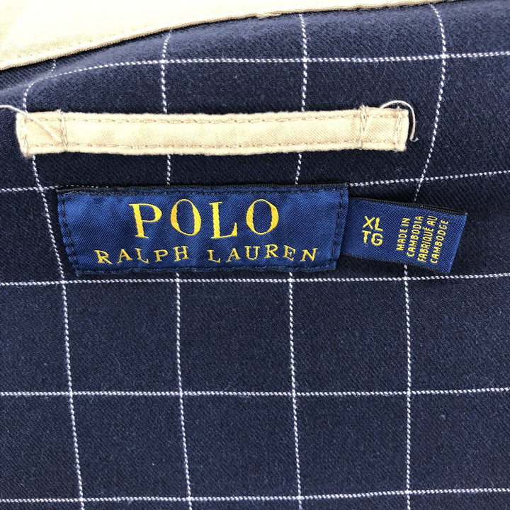 Ralph Lauren POLO RALPH LAUREN Swing Top Sports Jacket Men's XL polyester Beige type Vintage Second Hand