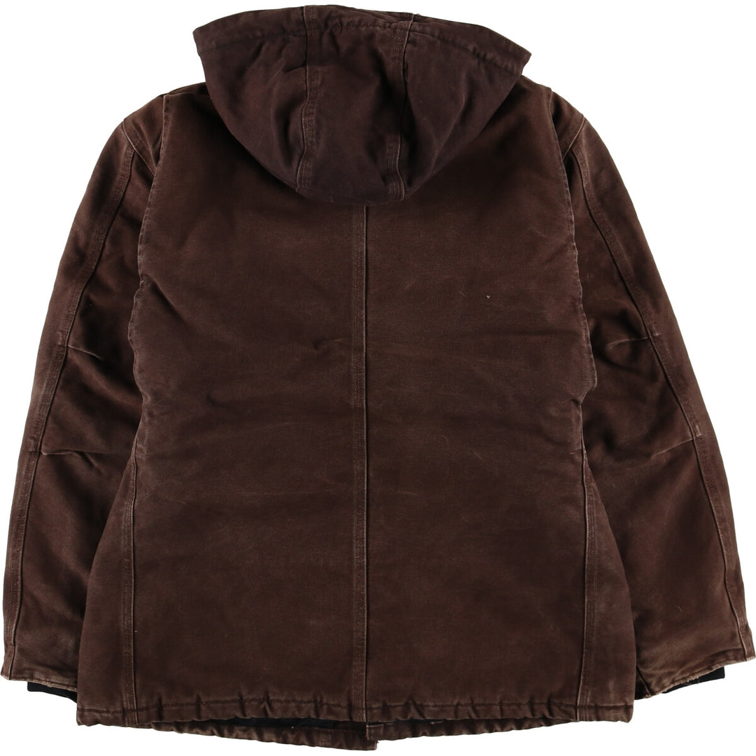 Carhartt Traditional Coat Hooded Duck Work Jacket Men's M size /evb009241