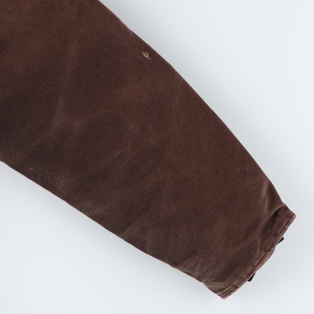 Carhartt Traditional Coat Hooded Duck Work Jacket Men's M size /evb009241