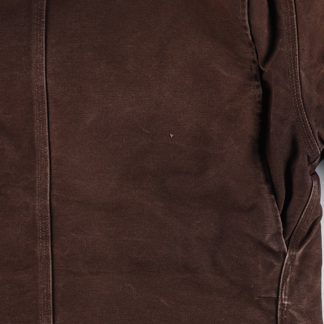 Carhartt Traditional Coat Hooded Duck Work Jacket Men's M size /evb009241