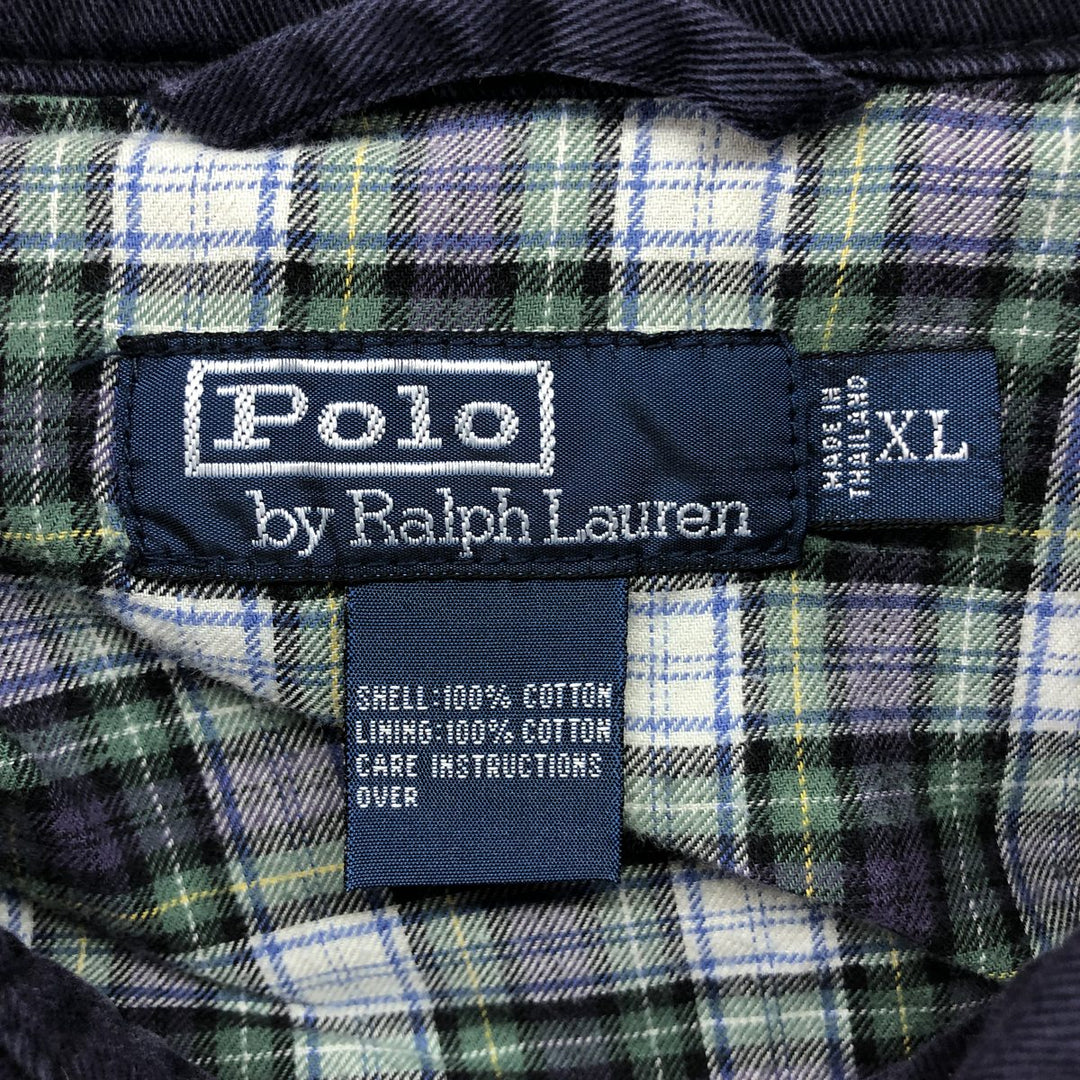 Ralph Lauren POLO by Ralph Lauren Swing Top Sports Jacket Men's XL cotton purple type Vintage Second Hand