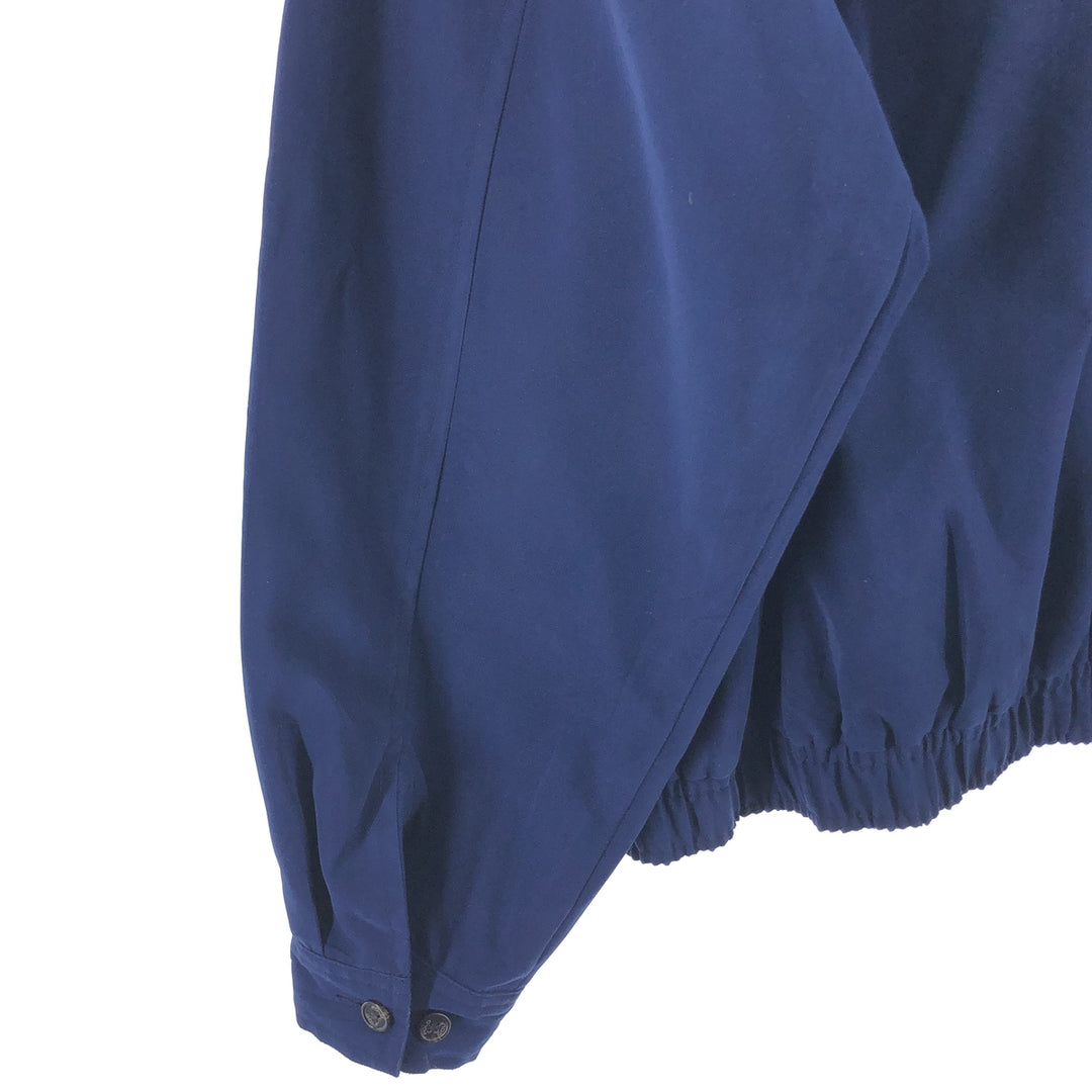 Ralph Lauren POLO GOLF Swing Top Sports Jacket Men's Size L polyester navy blue type Vintage Second Hand