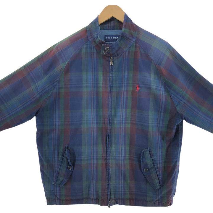 Ralph Lauren POLO GOLF Check Pattern Harrington Jacket Swing Top Men's L size /evb009248
