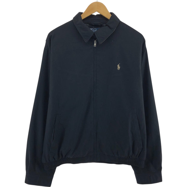 Ralph Lauren POLO by Ralph Lauren Swing Top Sports Jacket Men's L size polyester black type Vintage Second Hand