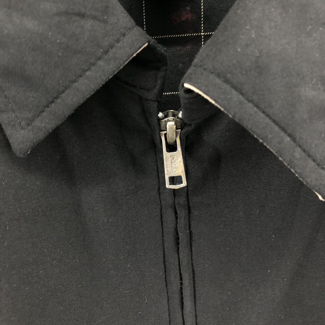 Ralph Lauren POLO by Ralph Lauren Swing Top Sports Jacket Men's L size polyester black type Vintage Second Hand