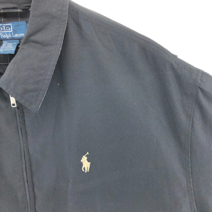 Ralph Lauren POLO by Ralph Lauren Swing Top Sports Jacket Men's L size polyester black type Vintage Second Hand
