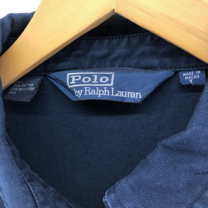 Ralph Lauren POLO by Ralph Lauren Swing Top Sports Jacket Men's L size cotton navy blue type Vintage Second Hand