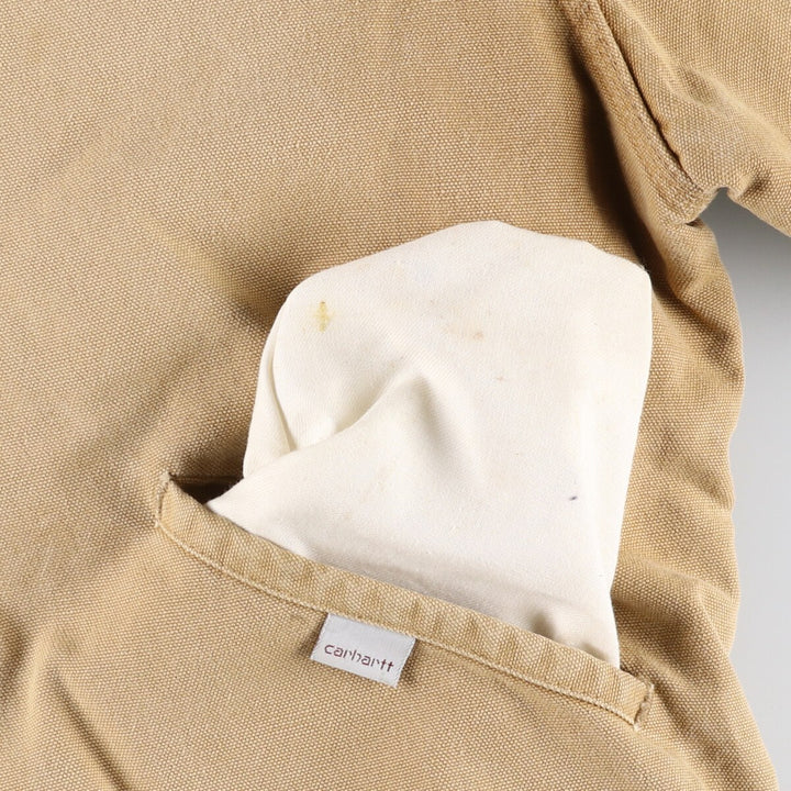 80's Carhartt 100th Anniversary Detroit Jacket Duck Work Jacket Made in USA Men's L Size Vintage /evb009261