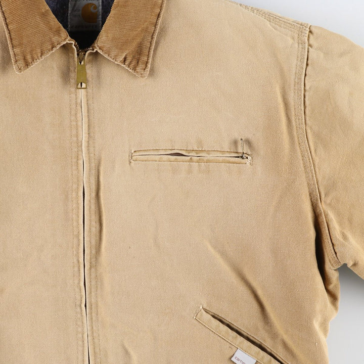 80's Carhartt 100th Anniversary Detroit Jacket Duck Work Jacket Made in USA Men's L Size Vintage /evb009261