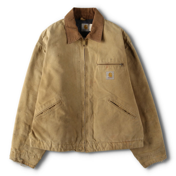 90'S Carhartt Detroit Jacket Duck Work Jacket Made in USA Men's XL Vintage /evb009262