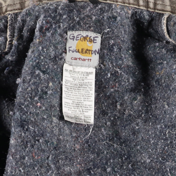 00'S Carhartt Detroit Jacket Duck Work Jacket Made in USA Men's M /evb009265