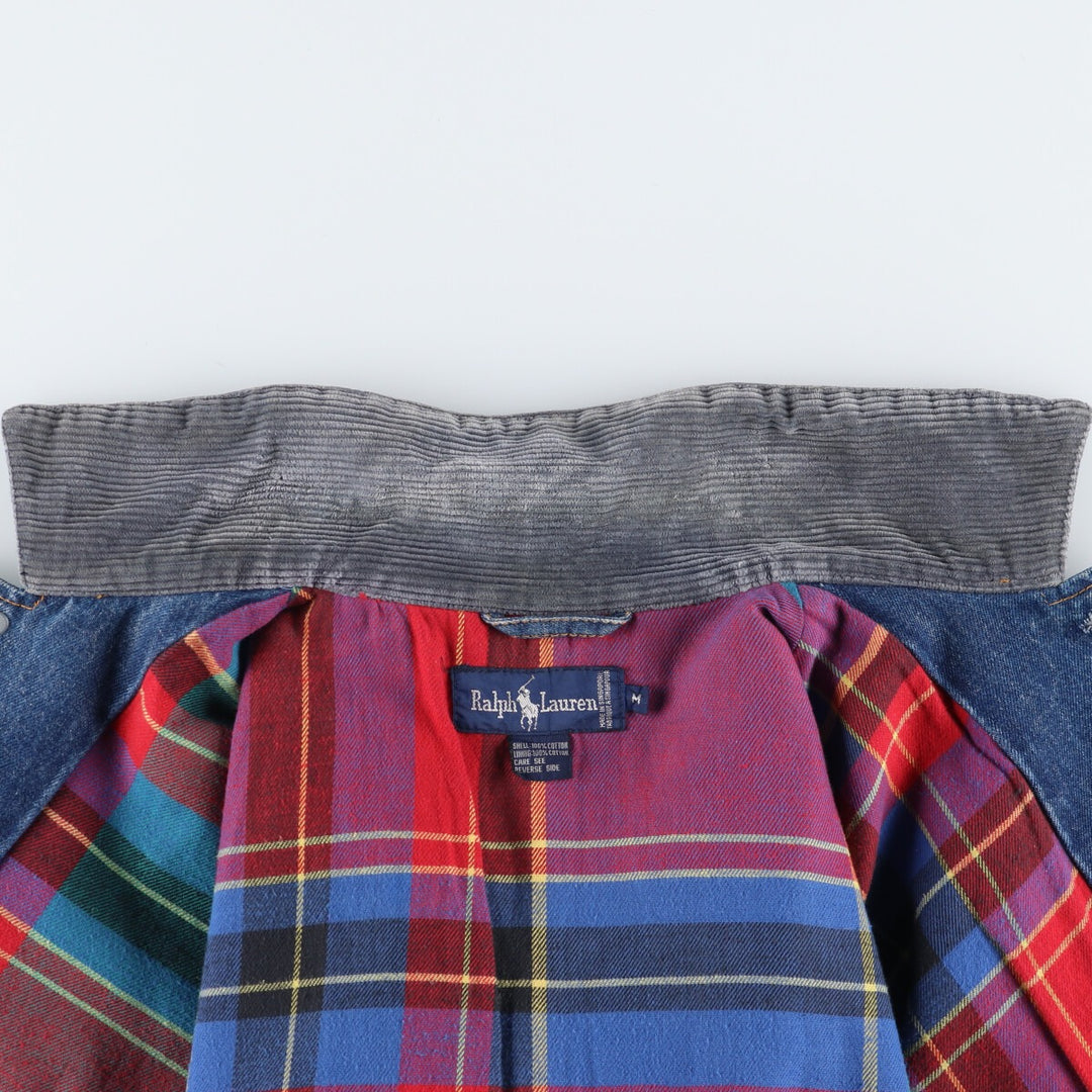 90'S Ralph Lauren denim coveralls, men's size M, vintage /evb009267